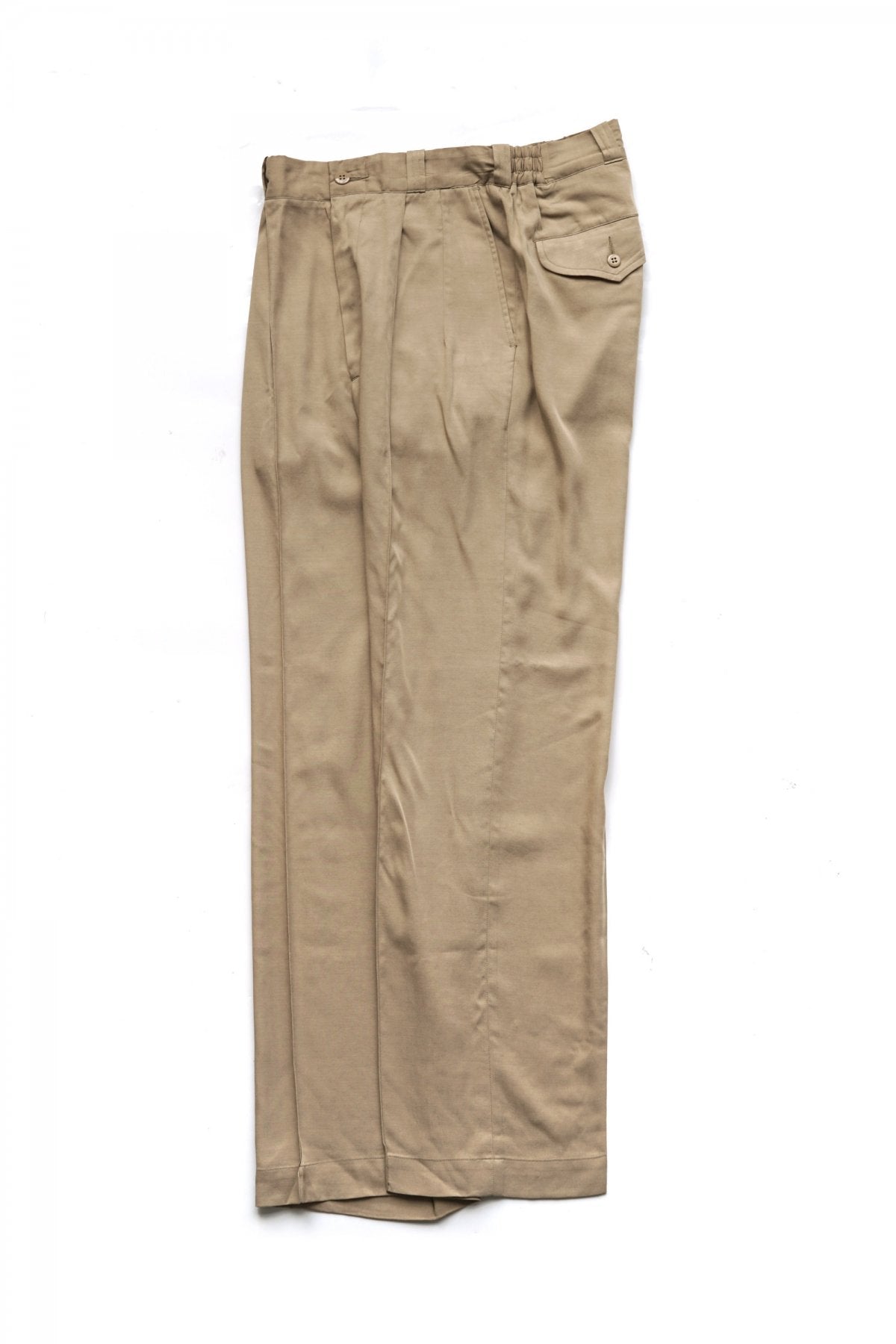 OLD JOE - FRONT TUCK ARMY TROUSER - SAND