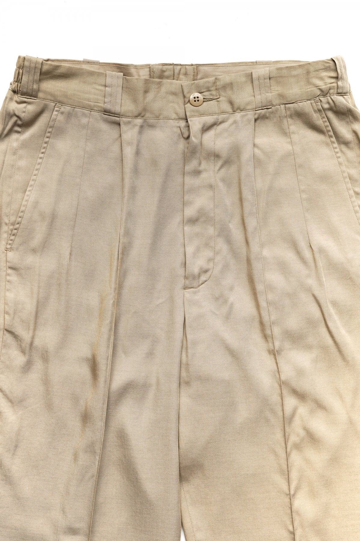 OLD JOE - FRONT TUCK ARMY TROUSER - SAND