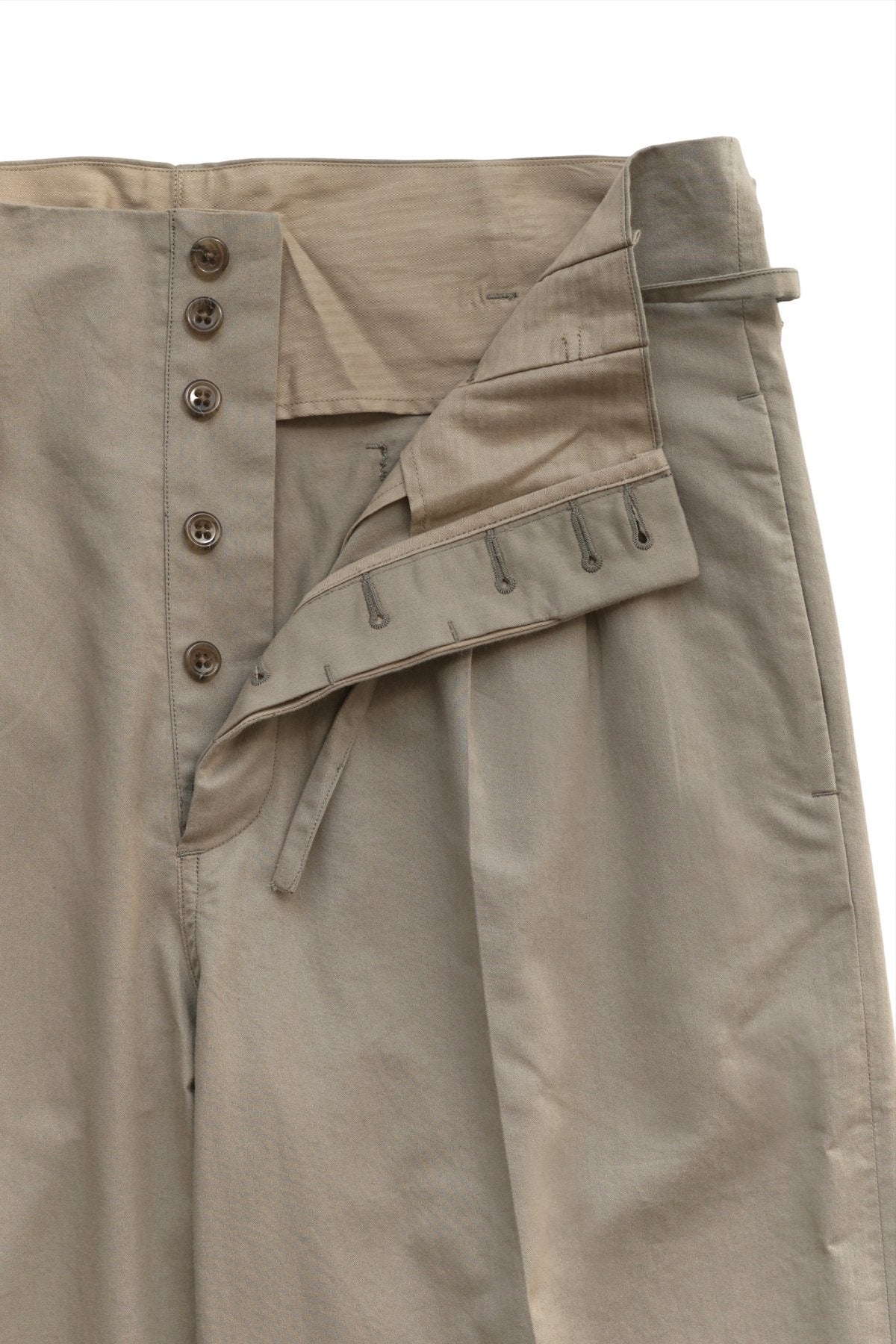 OLD JOE - STRING WAIST WORK TROUSER - EUCALYPTUS