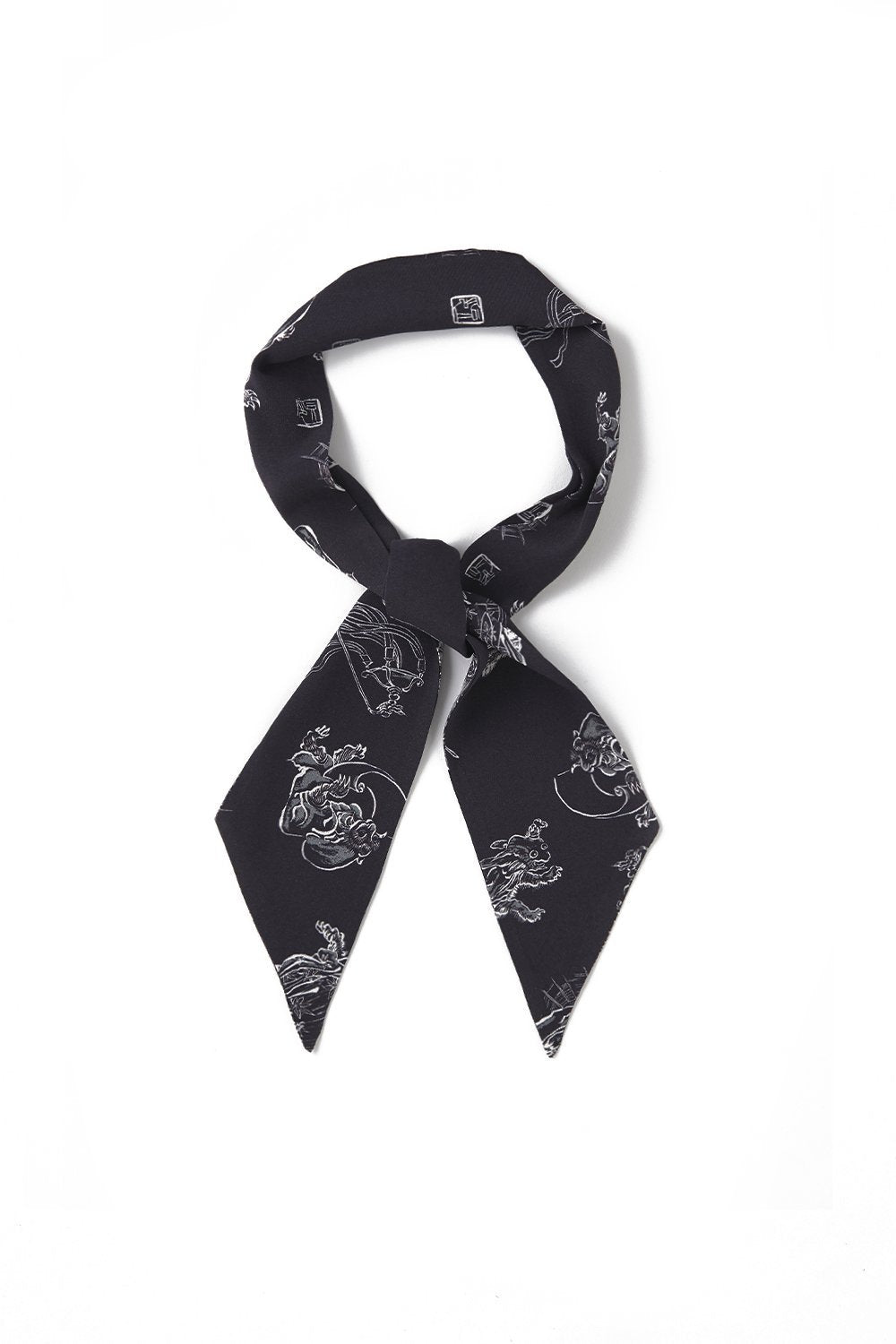 OLD JOE - SILK SCARF TIE - YOKAI NOCTURNE