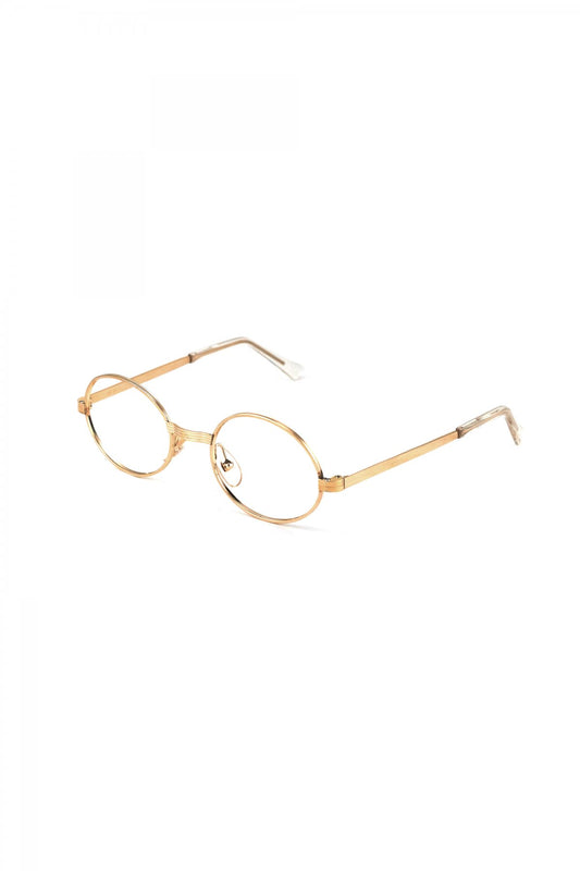 1960s FRAME FRANCE OVALL ROUND 14K GOLD FILLED  - OPT-756