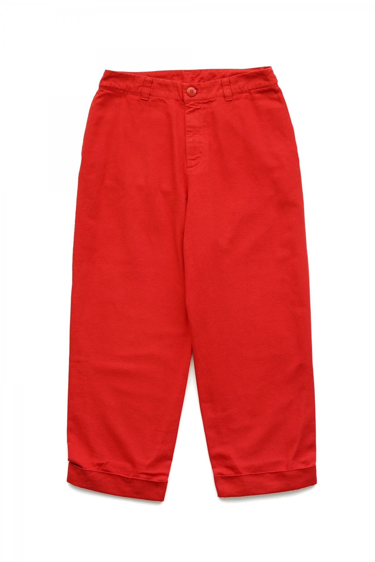 toogood - THE BRICKLAYER TROUSER - CANVAS - SCARLET