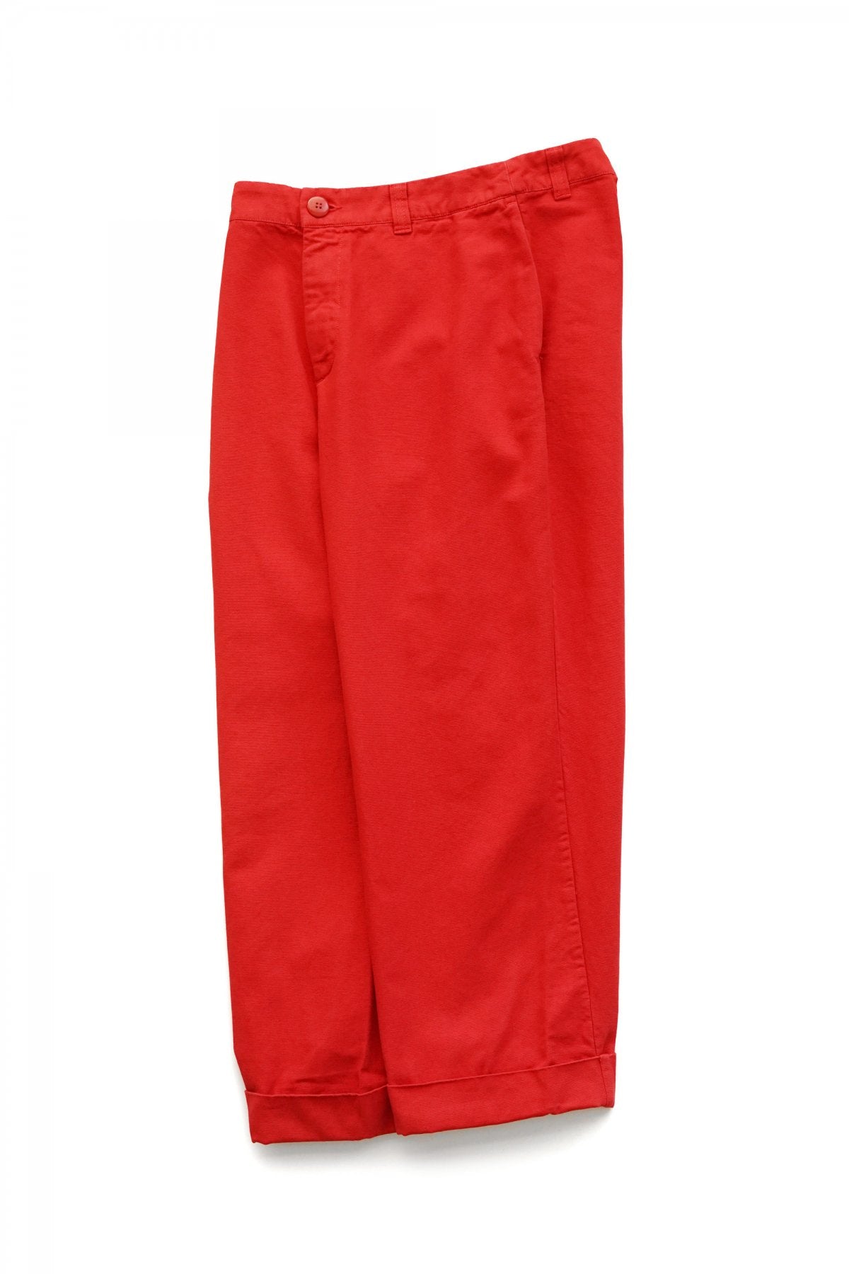 toogood - THE BRICKLAYER TROUSER - CANVAS - SCARLET