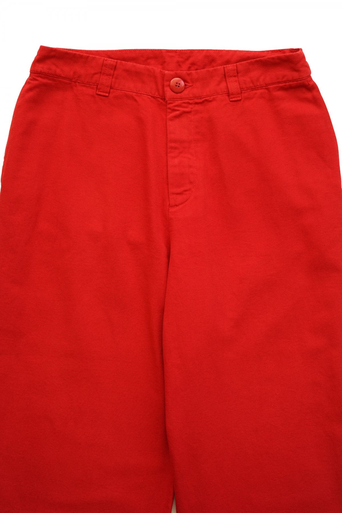 toogood - THE BRICKLAYER TROUSER - CANVAS - SCARLET