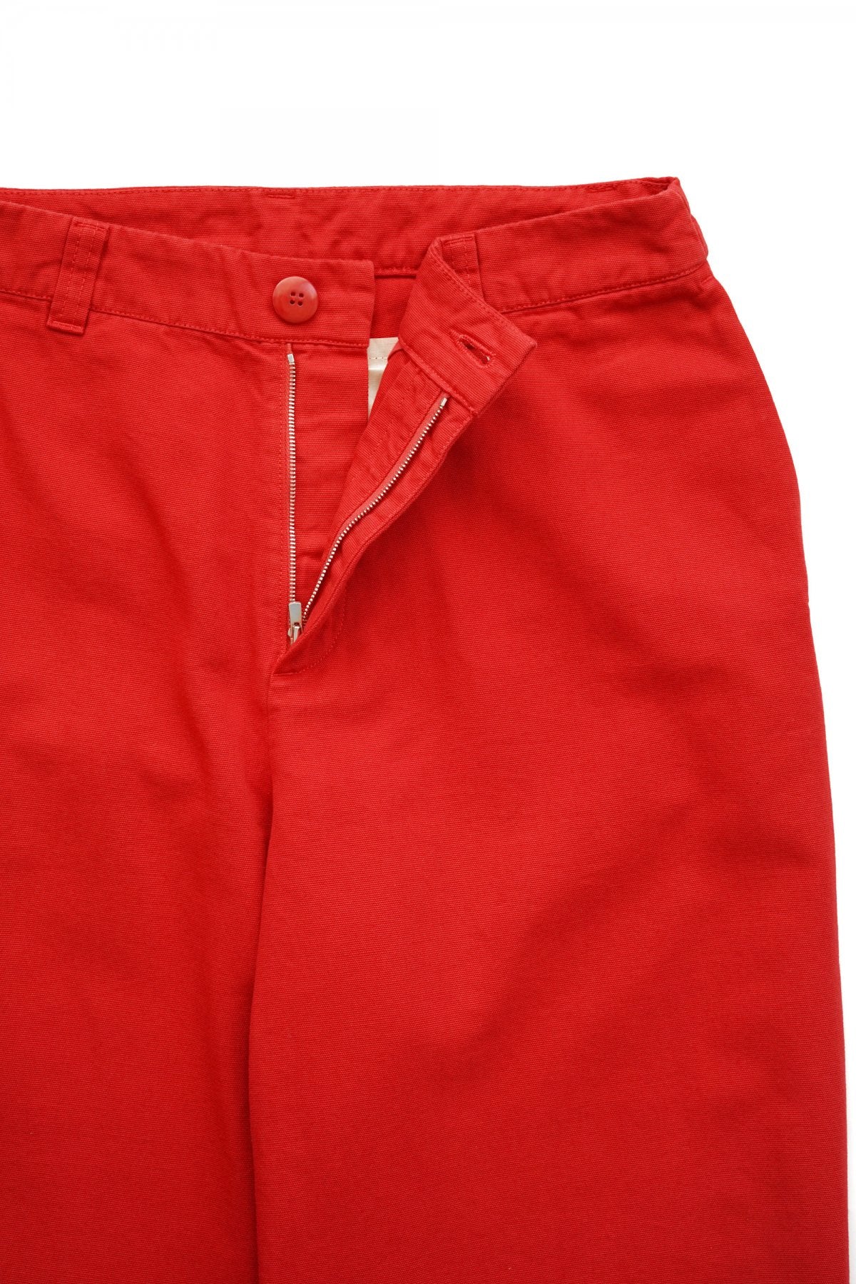 toogood - THE BRICKLAYER TROUSER - CANVAS - SCARLET