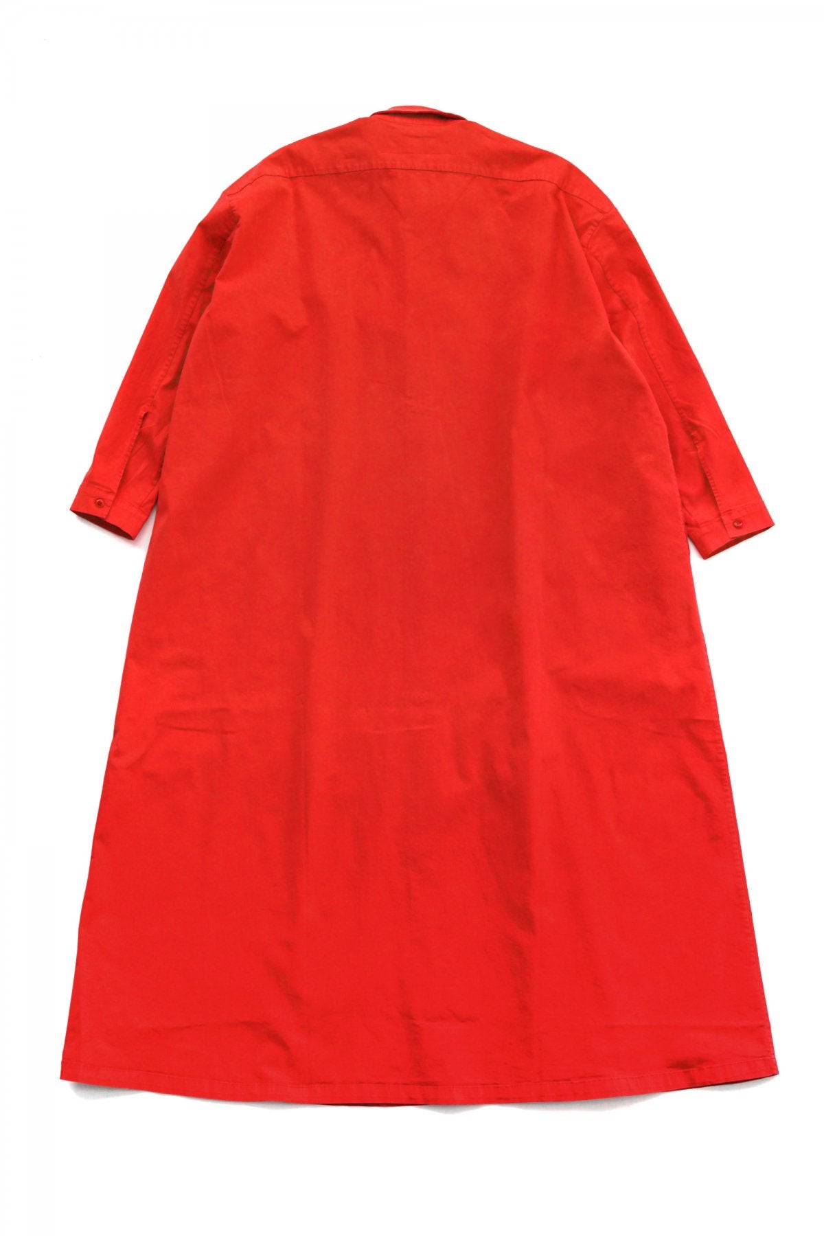 toogood - THE DRAUGHTSMAN DRESS - TWILL - SCARLET