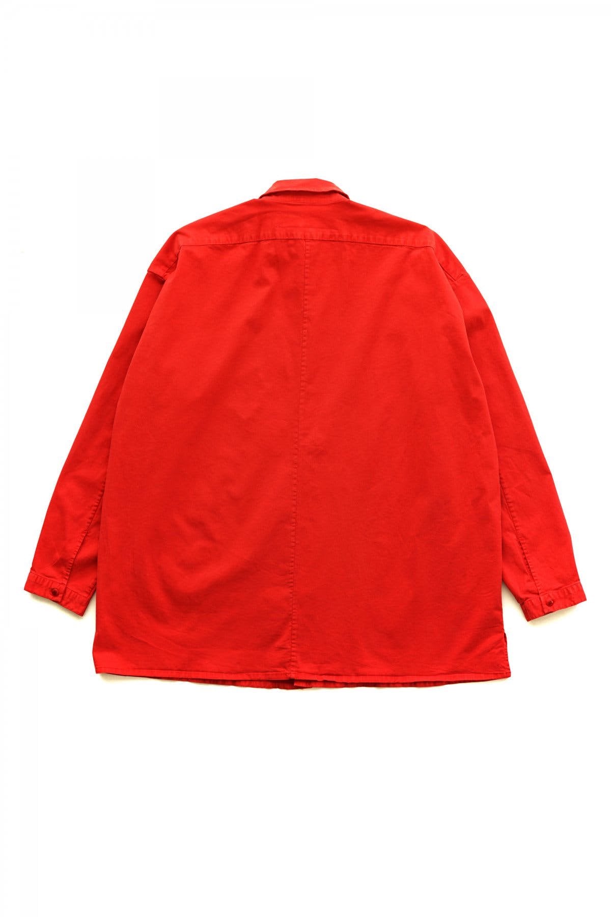 toogood - THE DRAUGHTSMAN SHIRT - TWILL - SCARLET