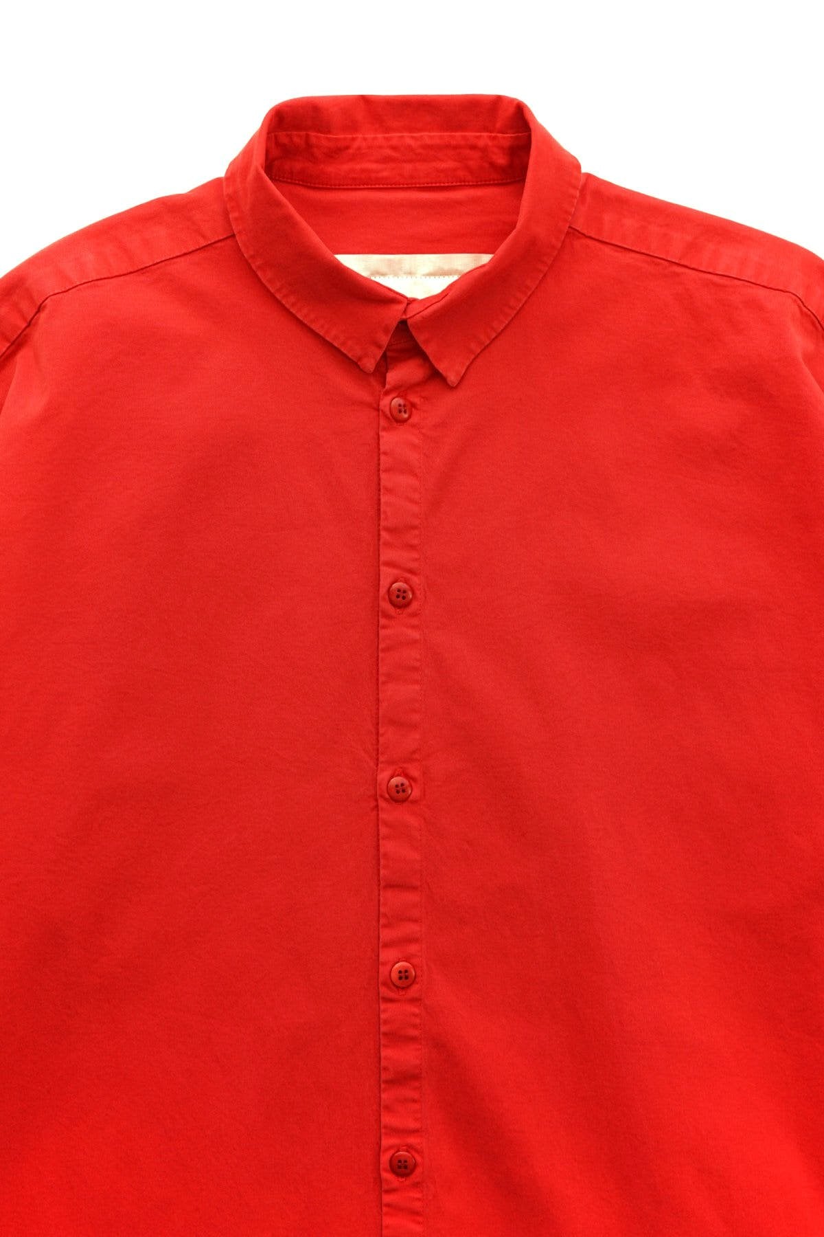 toogood - THE DRAUGHTSMAN SHIRT - TWILL - SCARLET