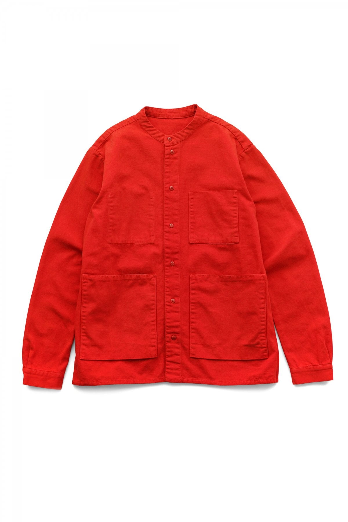 toogood - THE LOCKSMITH SHIRT - CANVAS - SCARLET