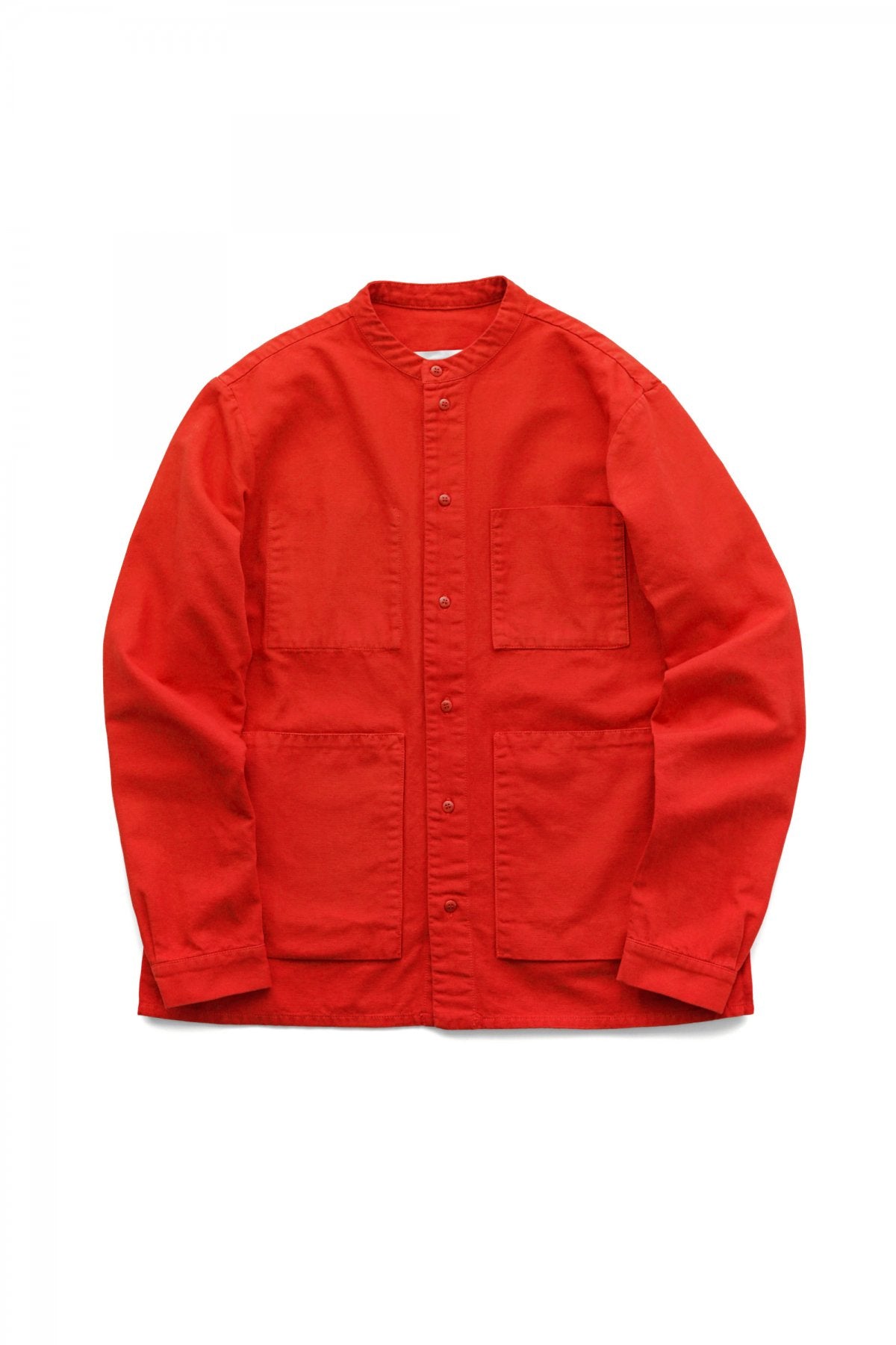 toogood - THE LOCKSMITH SHIRT - CANVAS - SCARLET