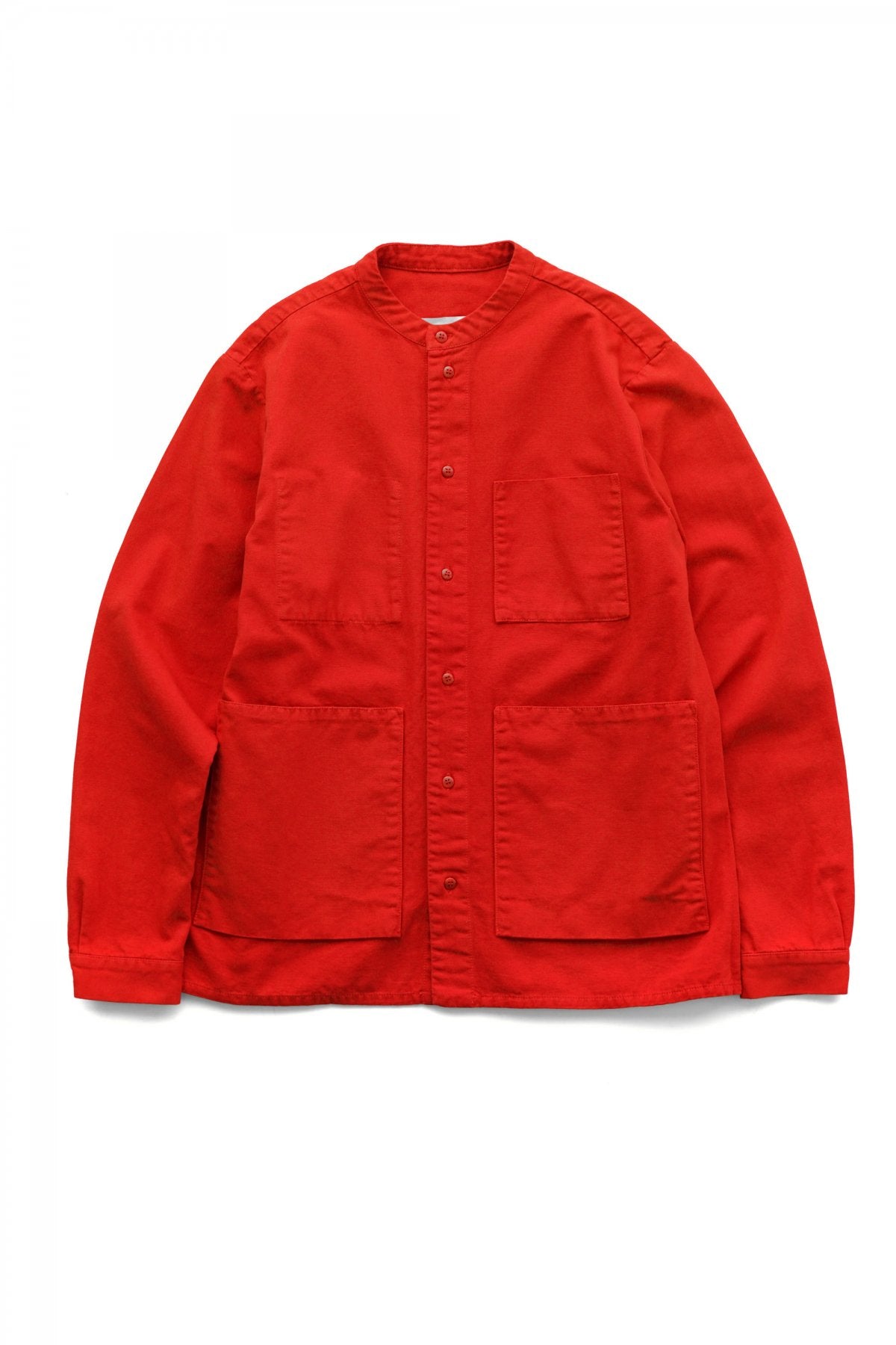 toogood - THE LOCKSMITH SHIRT - CANVAS - SCARLET