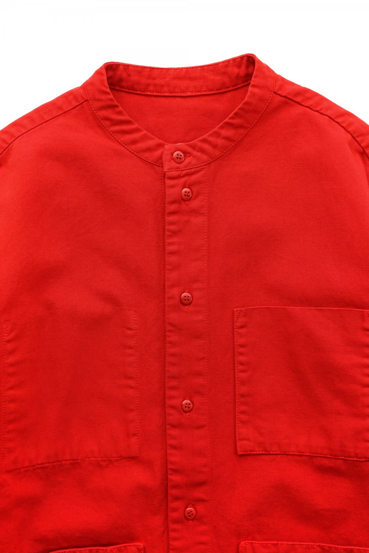 toogood - THE LOCKSMITH SHIRT - CANVAS - SCARLET