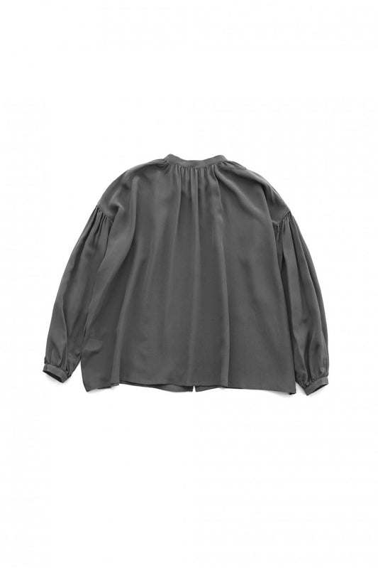 humoresque - GATHER BLOUSE - GRAY