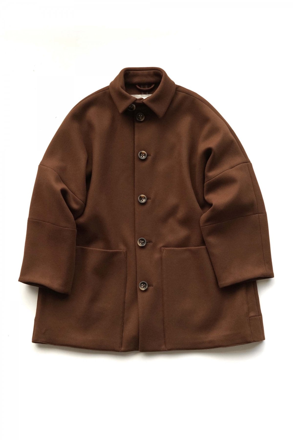 toogood - THE DOORMAN JACKET - UK LAMBSWOOL FELT - CHESTNUT