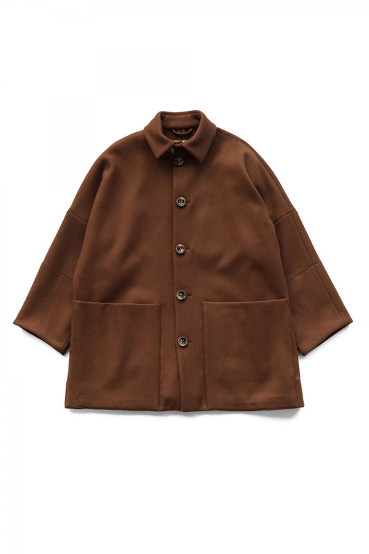 toogood - THE DOORMAN JACKET - UK LAMBSWOOL FELT - CHESTNUT