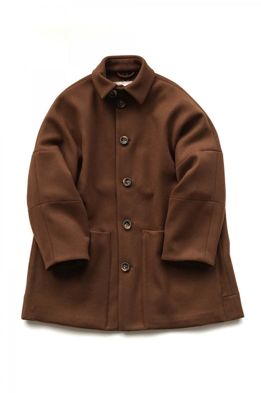 toogood - THE DOORMAN JACKET - UK LAMBSWOOL FELT - CHESTNUT