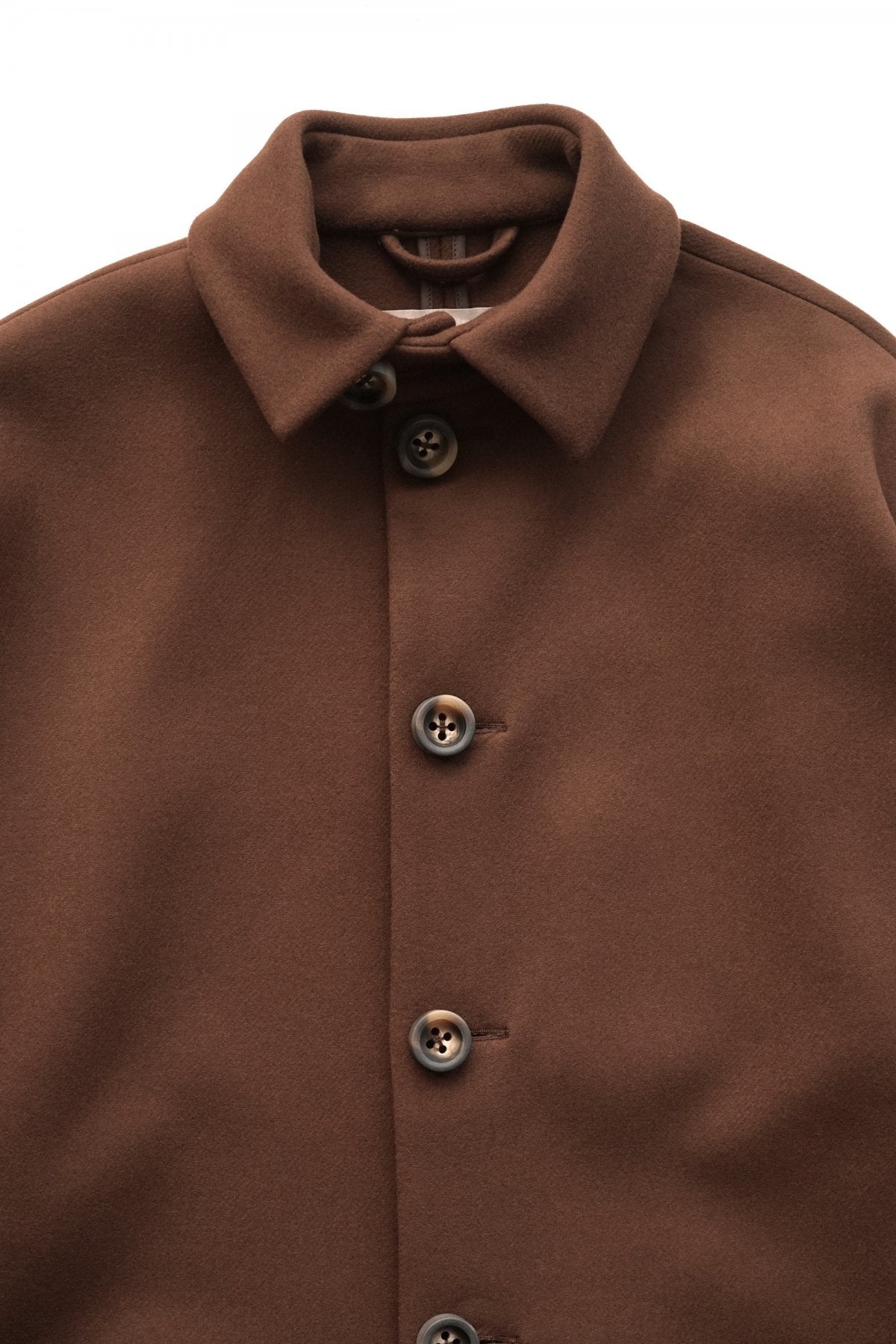 toogood - THE DOORMAN JACKET - UK LAMBSWOOL FELT - CHESTNUT