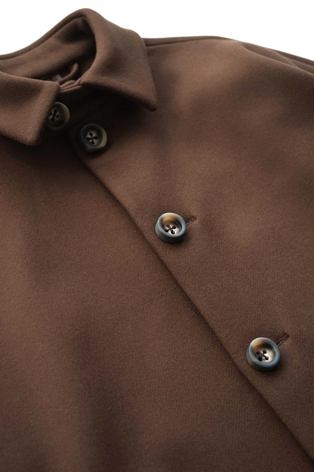 toogood - THE DOORMAN JACKET - UK LAMBSWOOL FELT - CHESTNUT