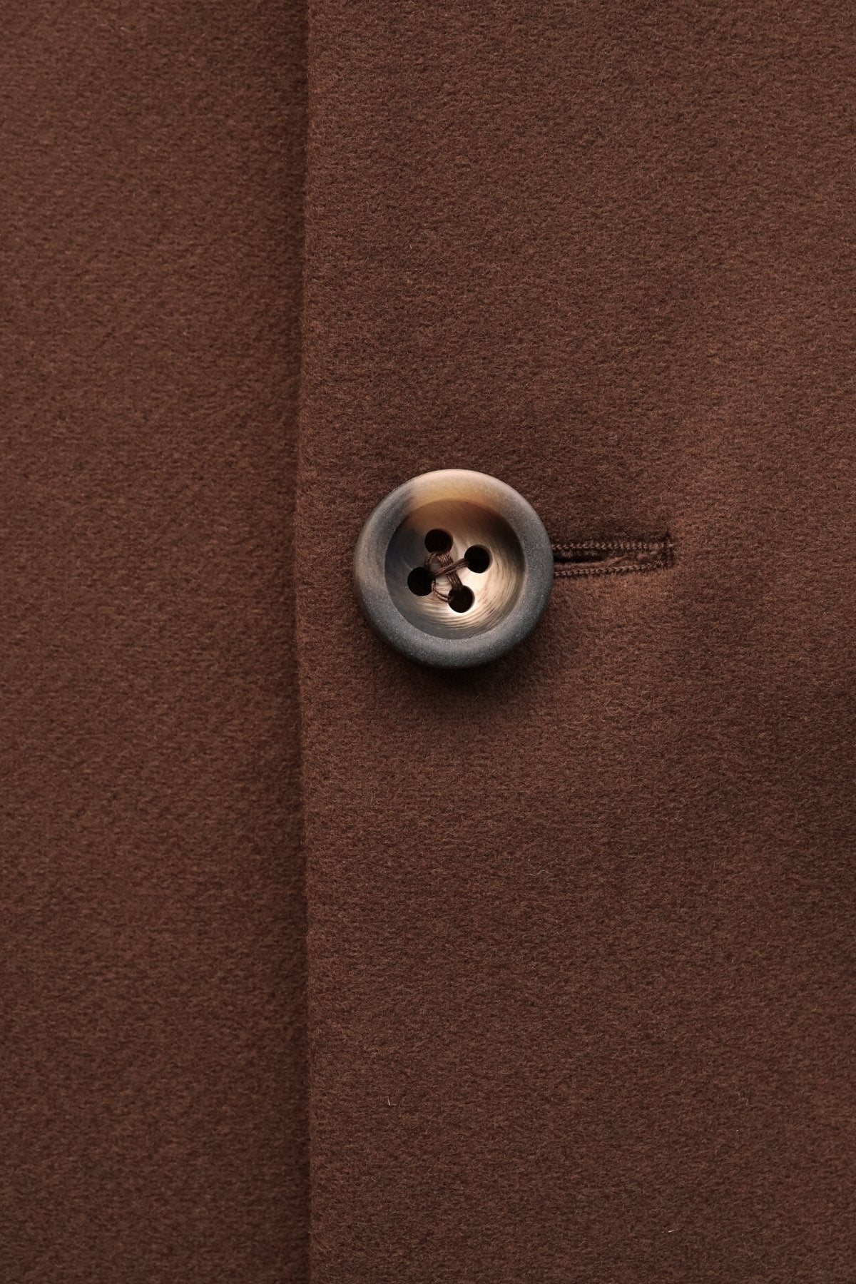 toogood - THE DOORMAN JACKET - UK LAMBSWOOL FELT - CHESTNUT