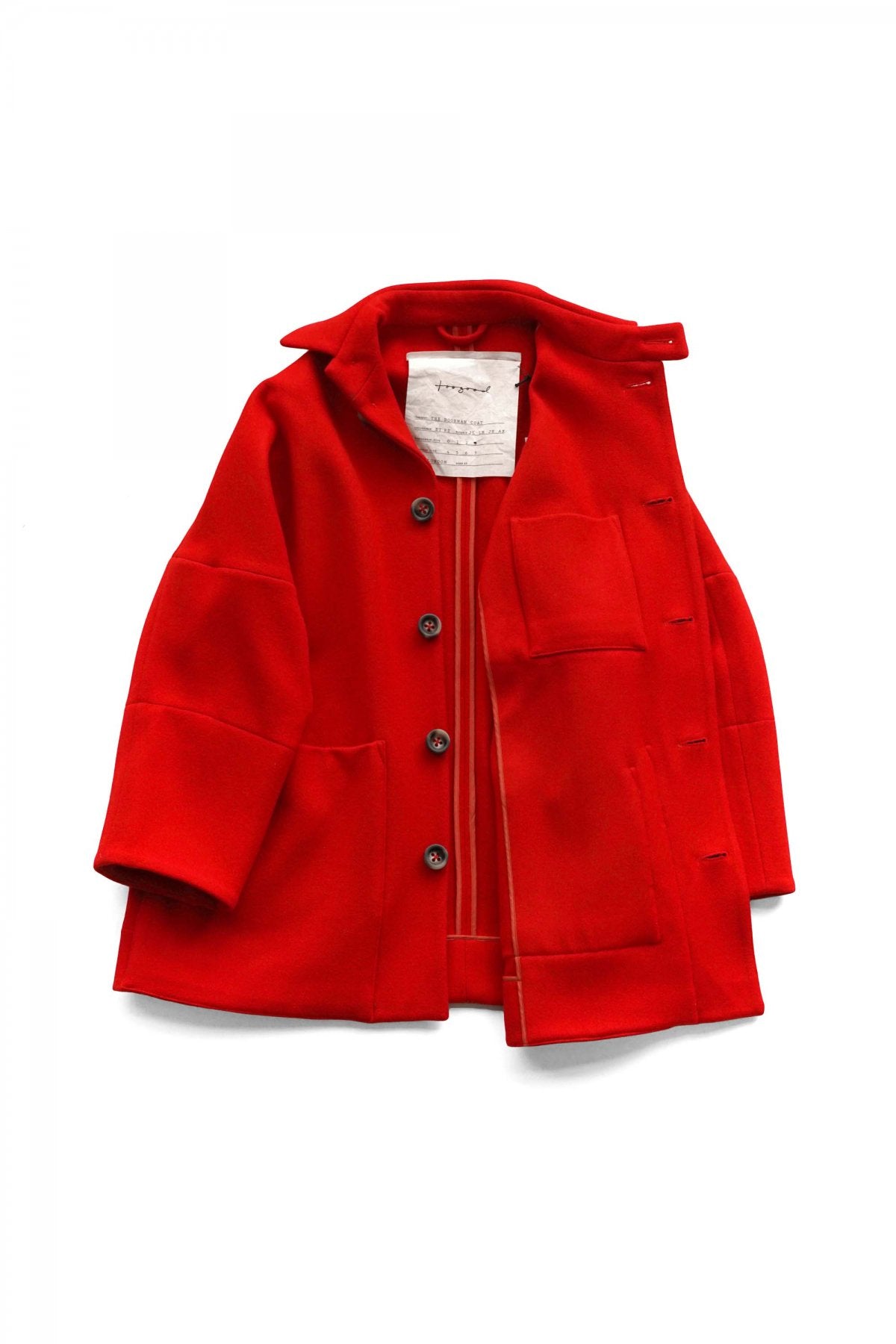 toogood - THE DOORMAN JACKET - CAVALRY TWILL - SCARLET