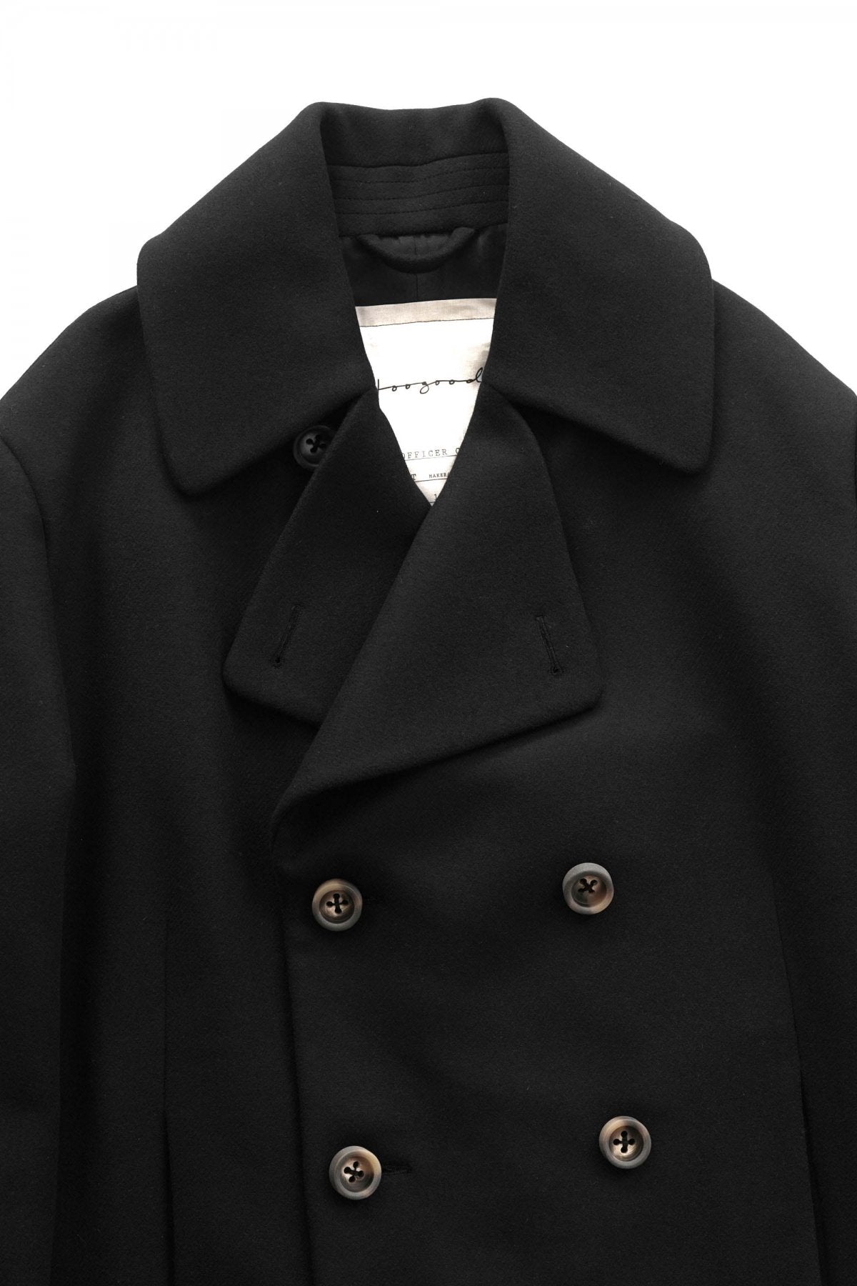 toogood - THE OFFICER COAT - UK LAMBSWOOL FELT - FLINT