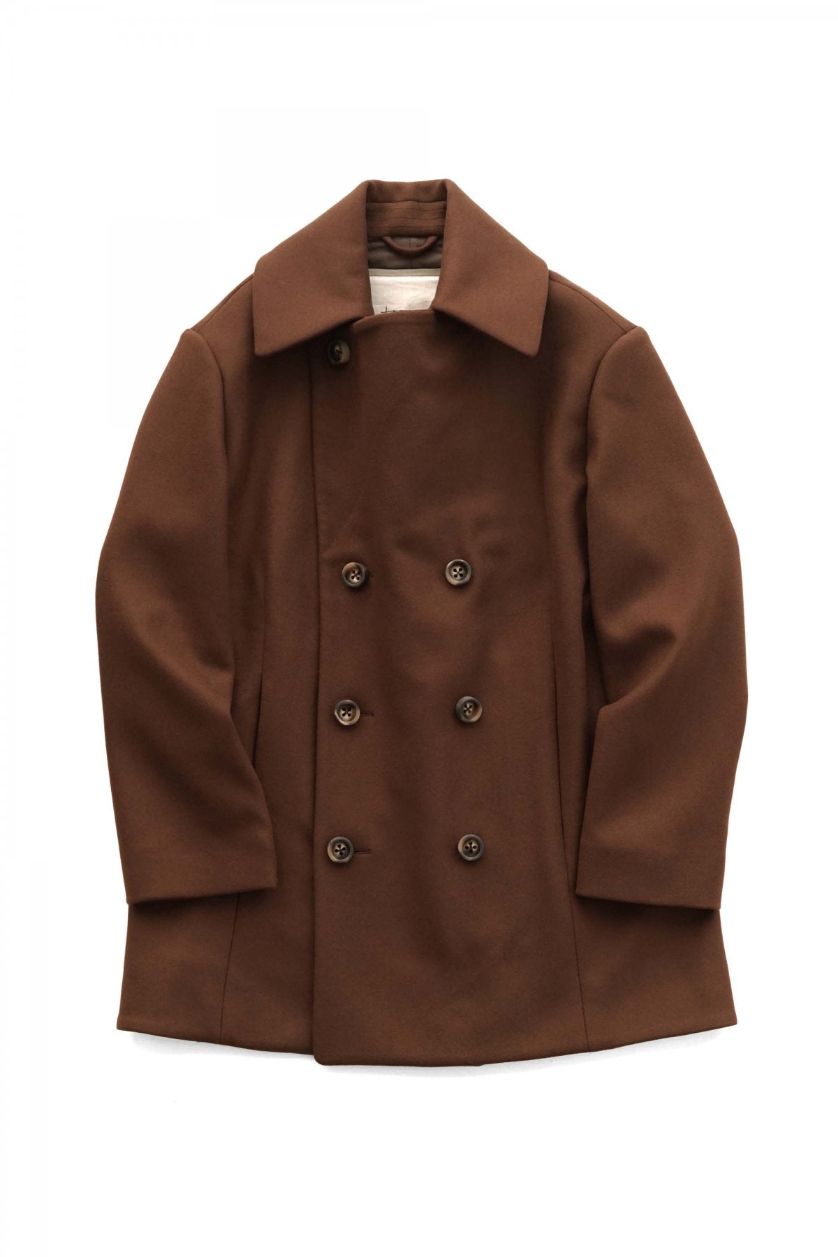 toogood - THE OFFICER COAT - UK LAMBSWOOL FELT - CHESTNUT