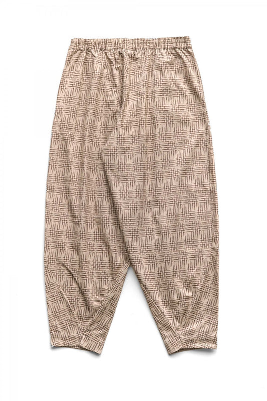 toogood - THE ACROBAT TROUSER - PRINTED TWILL - BASKET WEAVE