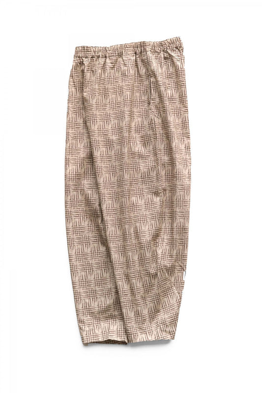 toogood - THE ACROBAT TROUSER - PRINTED TWILL - BASKET WEAVE