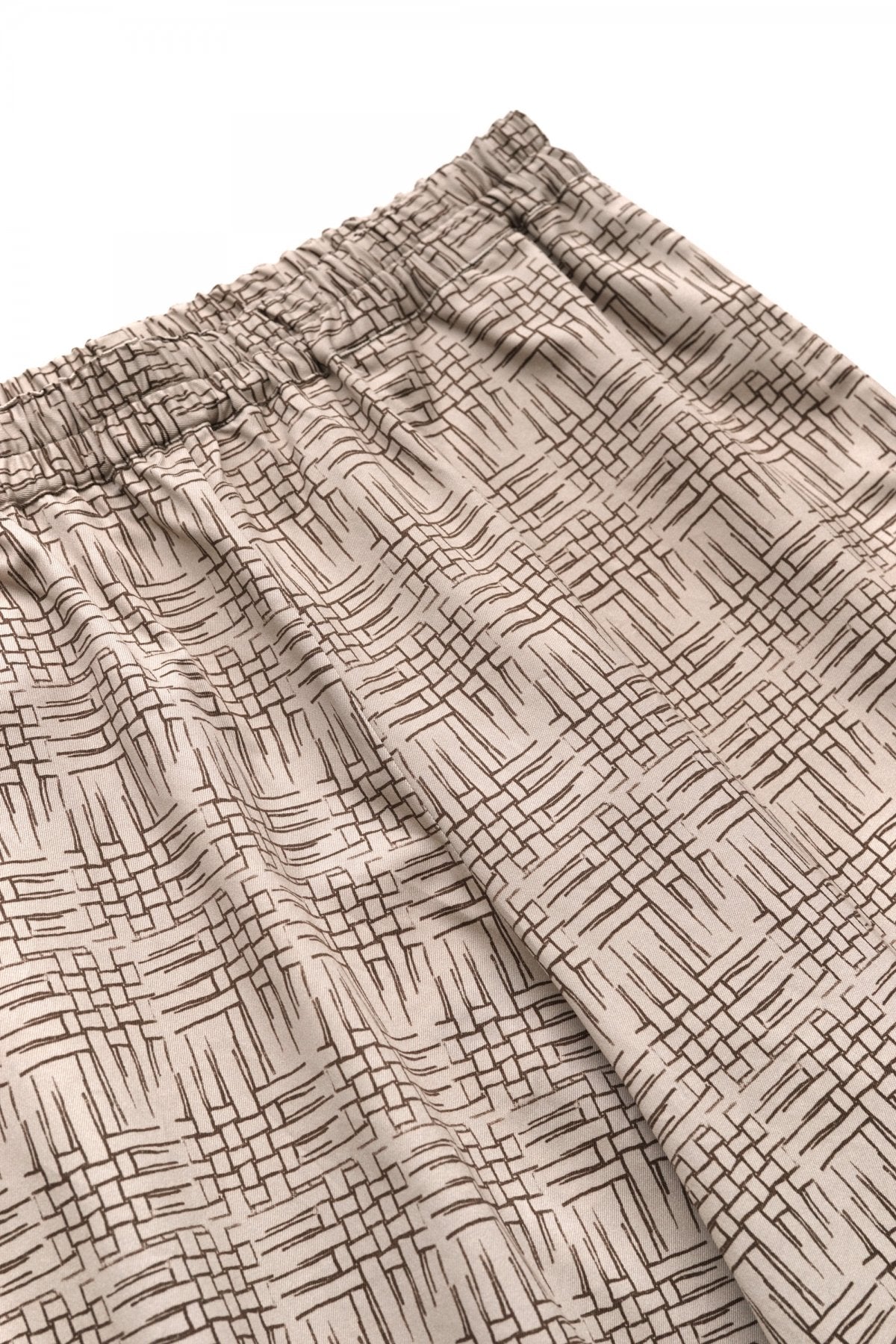 toogood - THE ACROBAT TROUSER - PRINTED TWILL - BASKET WEAVE