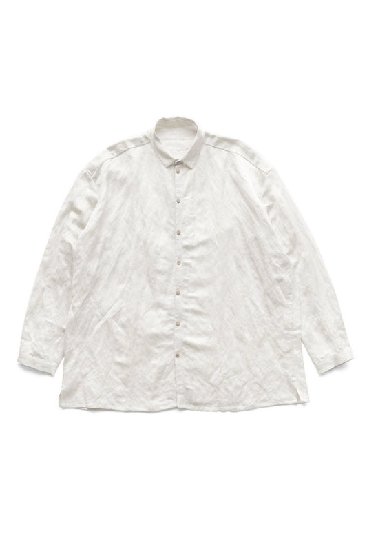 toogood - THE DRAUGHTSMAN SHIRT - CRUMPLED CUPRO - CHALK