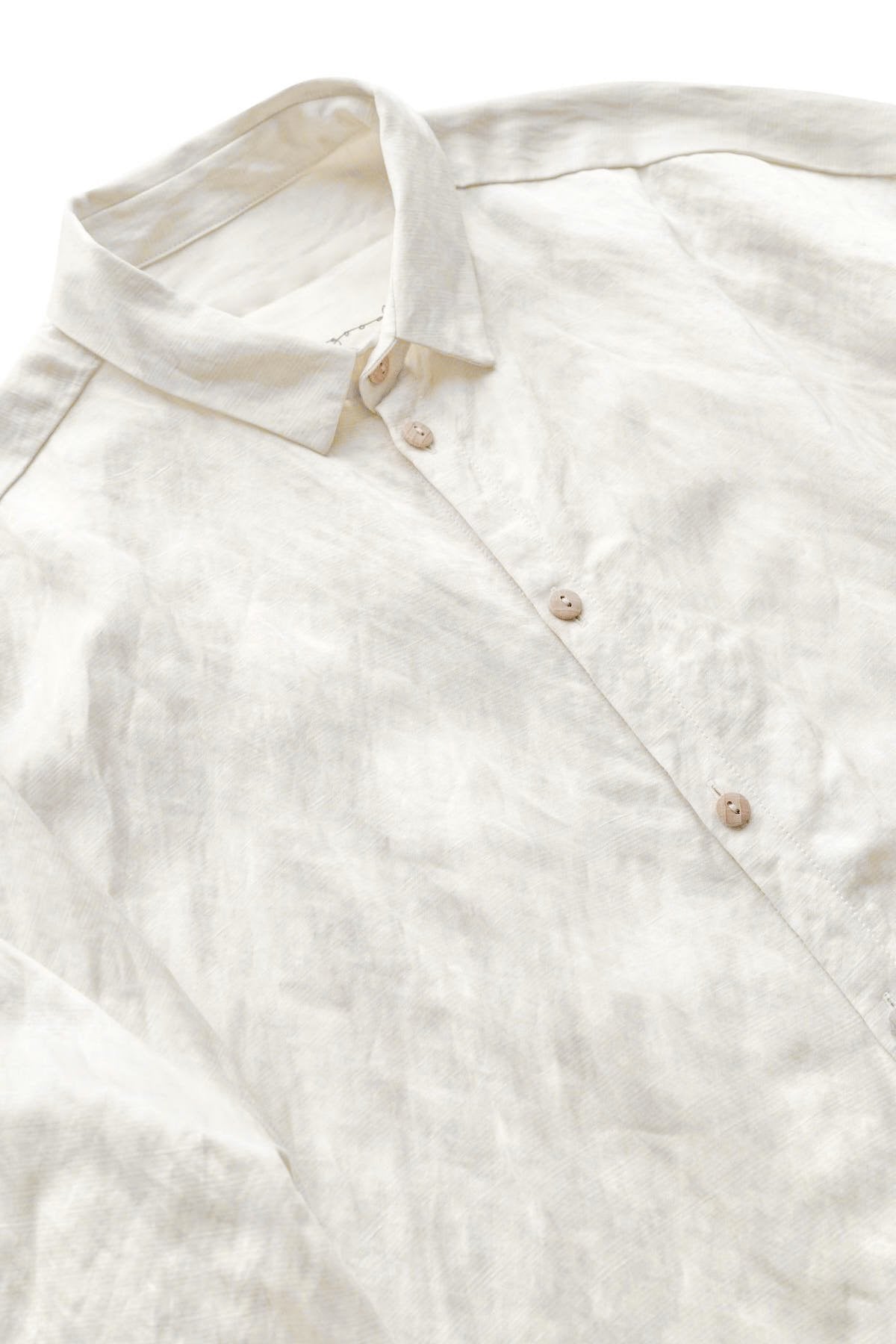 toogood - THE DRAUGHTSMAN SHIRT - CRUMPLED CUPRO - CHALK