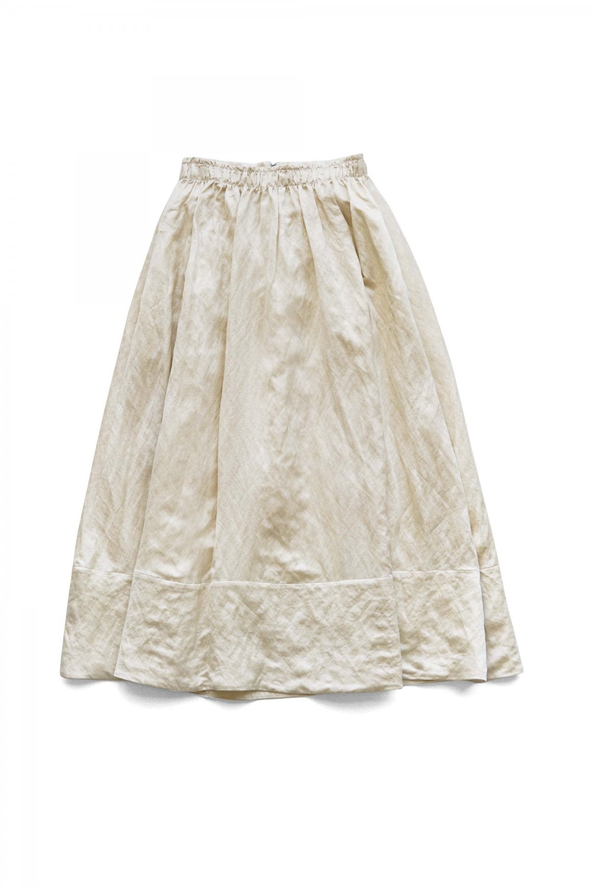 toogood - THE BELLRINGER SKIRT - CRUMPLED CUPRO - CHALK