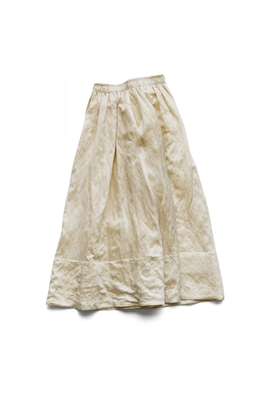 toogood - THE BELLRINGER SKIRT - CRUMPLED CUPRO - CHALK