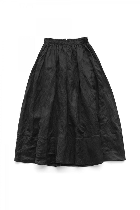 toogood - THE BELLRINGER SKIRT - CRUMPLED CUPRO - FLINT