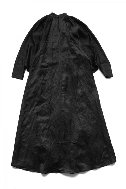 toogood - THE FALCONER DRESS - CRUMPLED CUPRO - FLINT