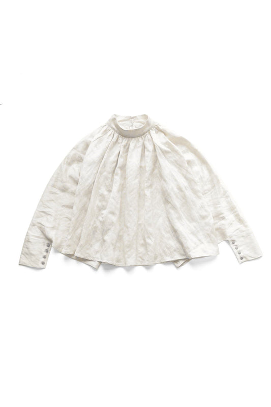 toogood - THE FALCONER TOP - CRUMPLED CUPRO - CHALK