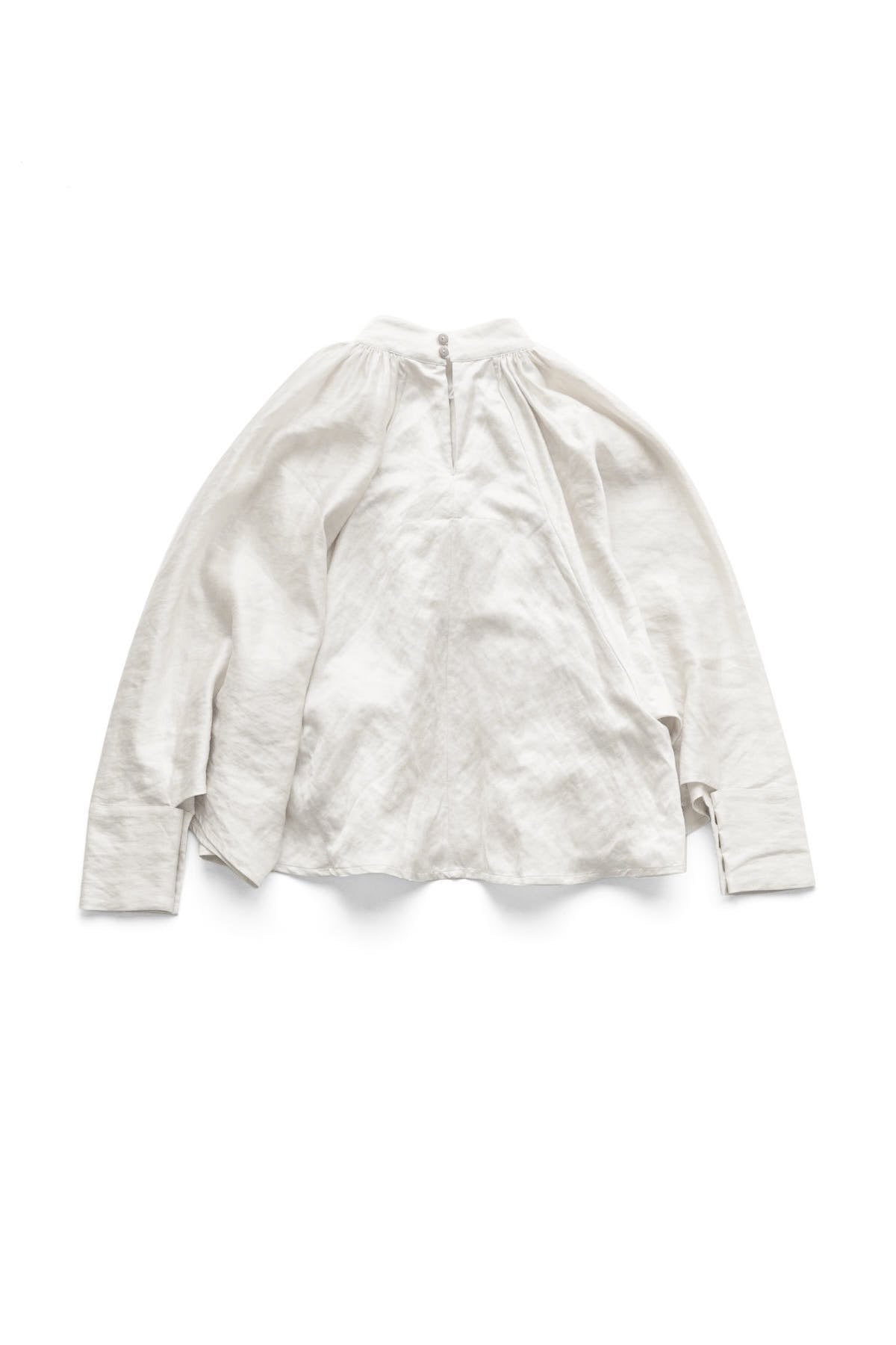 toogood - THE FALCONER TOP - CRUMPLED CUPRO - CHALK