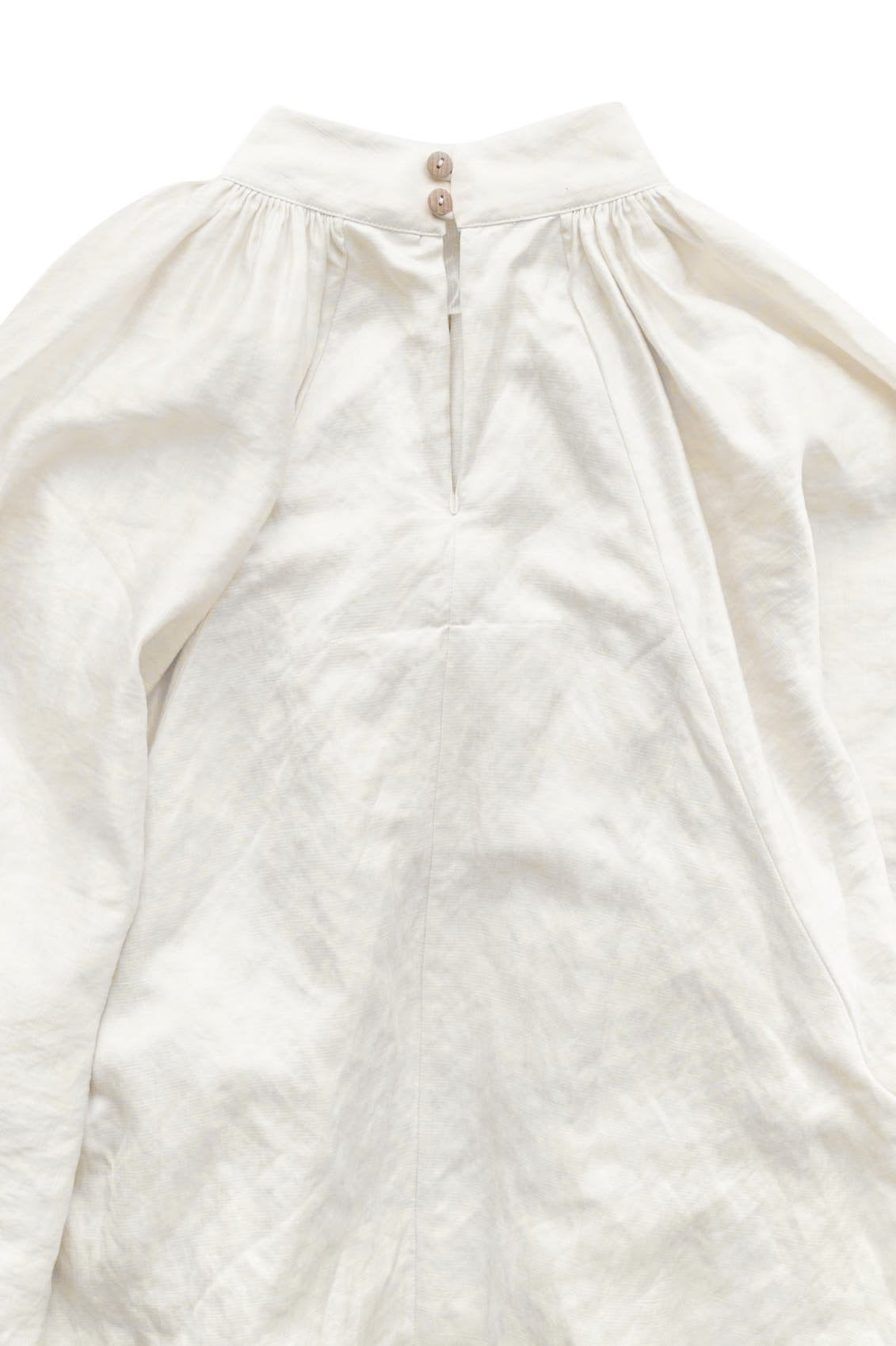 toogood - THE FALCONER TOP - CRUMPLED CUPRO - CHALK