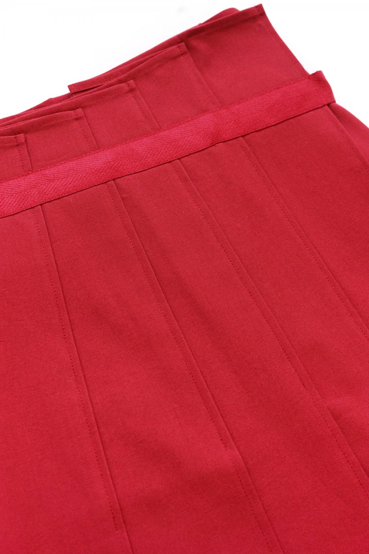 toogood - THE NOMAD SKIRT - STRONG COTTON - VERMILLION