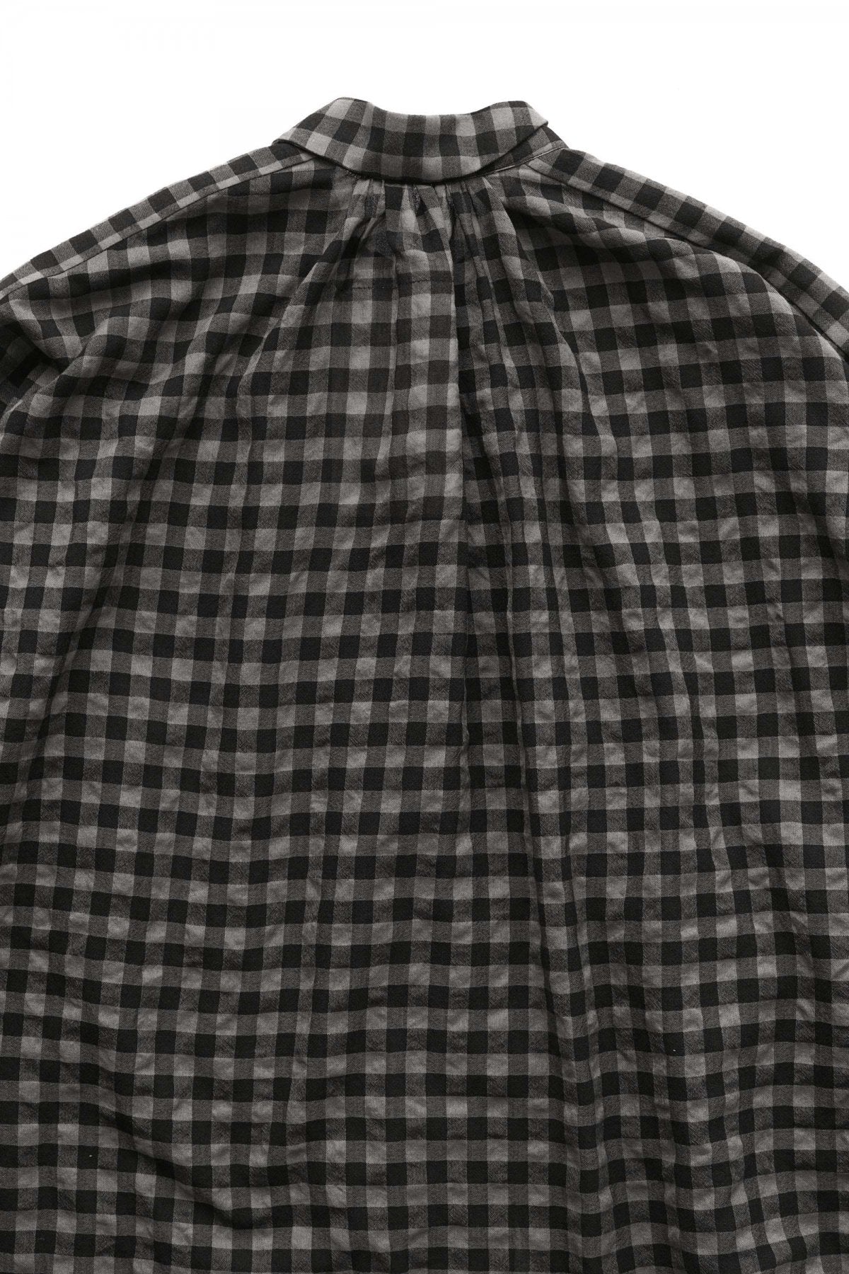 toogood - THE SHEPHERD SHIRT -  WOOL COTTON CHECK - SMOKE