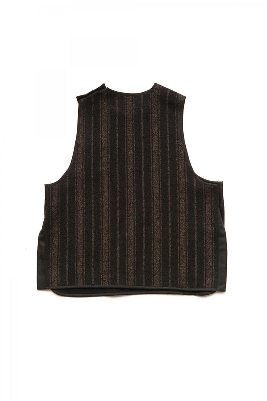 toogood - THE SWEEP VEST - BLANKET STRIPE - FLINT/THATCH