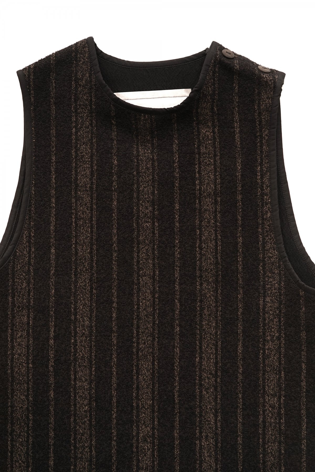 toogood - THE SWEEP VEST - BLANKET STRIPE - FLINT/THATCH