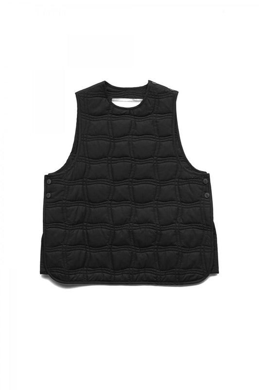 toogood - THE SWEEP VEST - QUILTED COTTON - FLINT