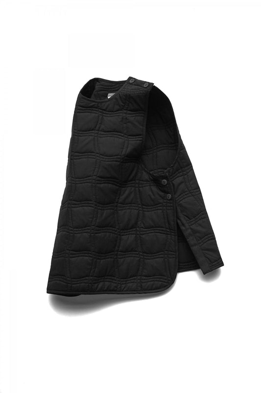 toogood - THE SWEEP VEST - QUILTED COTTON - FLINT