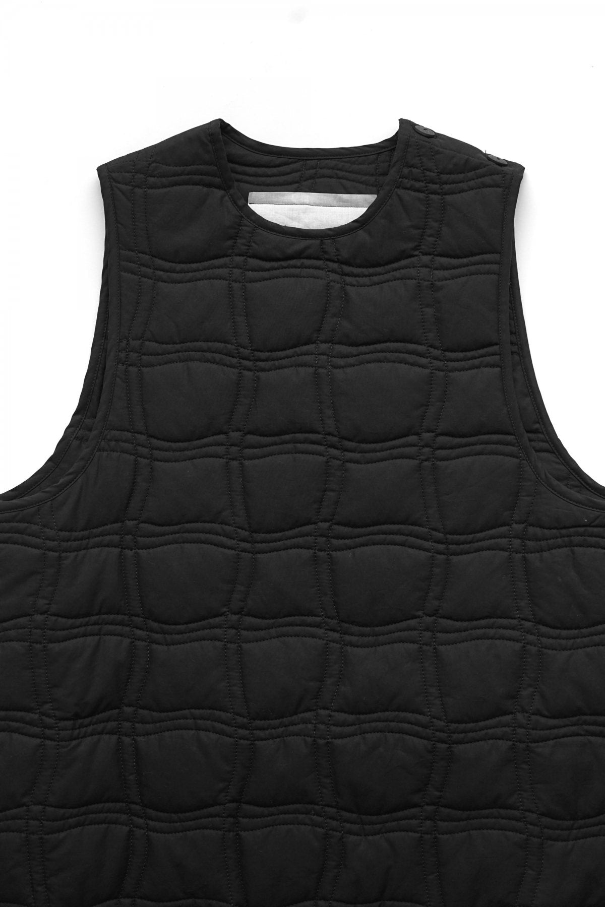 toogood - THE SWEEP VEST - QUILTED COTTON - FLINT