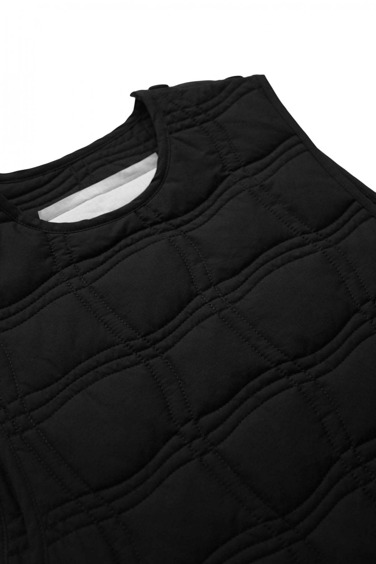 toogood - THE SWEEP VEST - QUILTED COTTON - FLINT