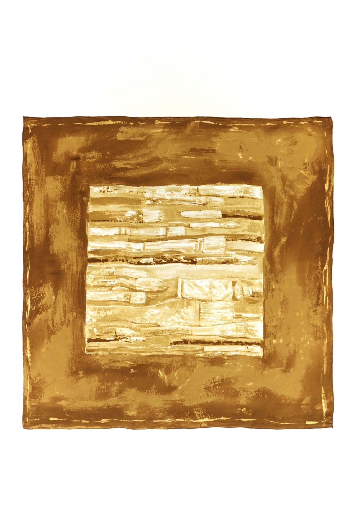 Porter Classic - SILK SCARF (PAINT BRUSH) - GOLD