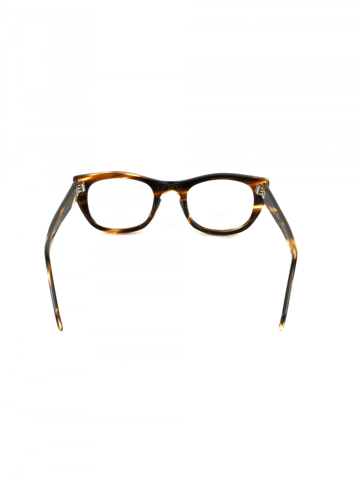 1960s FRAME FRANCE EYEGLASS DARK AMBER - OPT-758