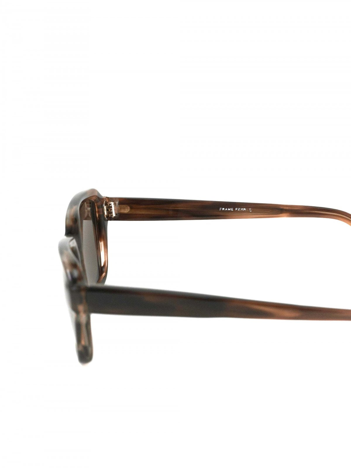 1960s FRAME FRANCE SQUARE SUNGLASS AMBER - OPT-760