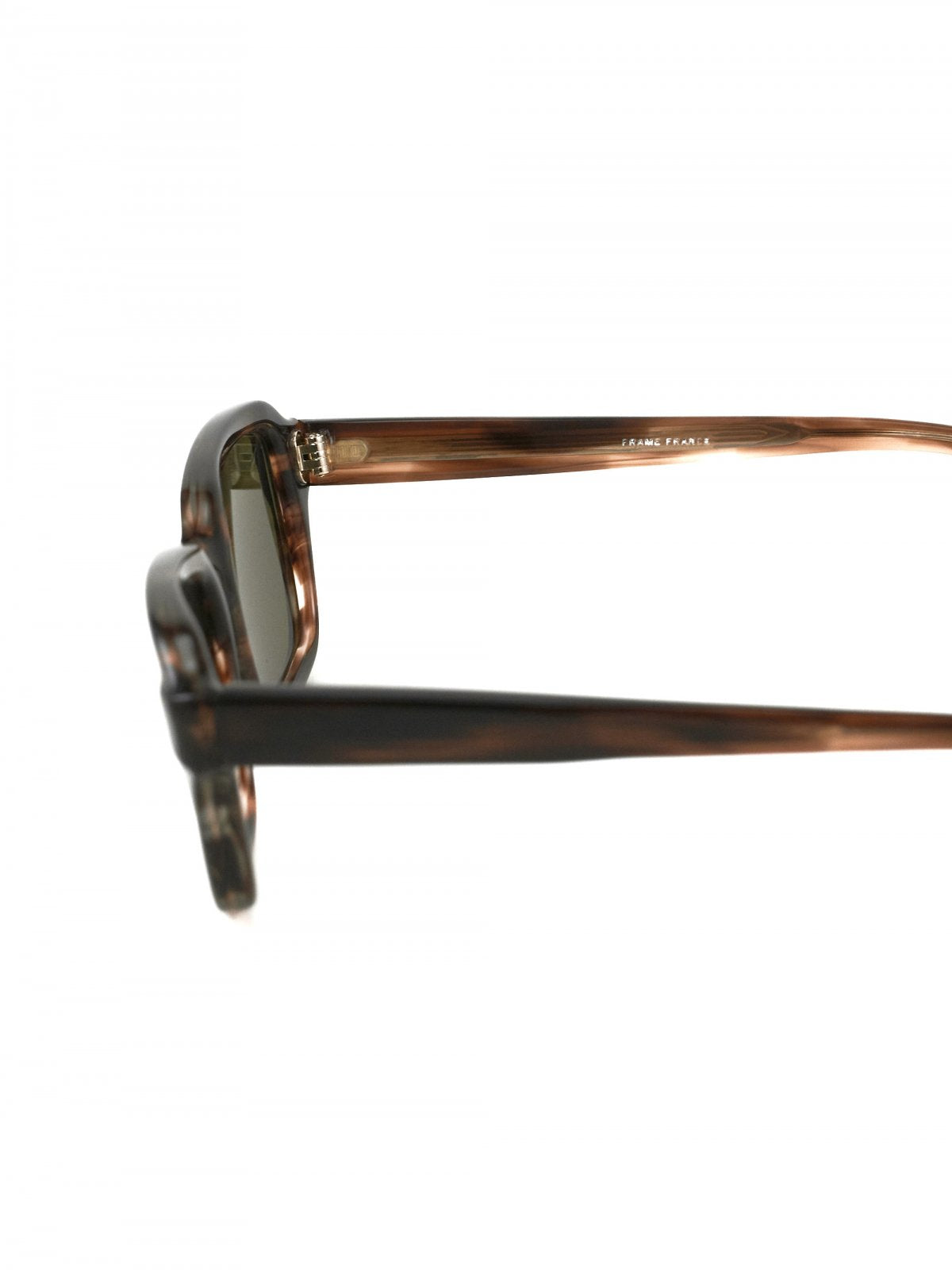 1960s FRAME FRANCE SQUARE SUNGLASS AMBER - OPT-761